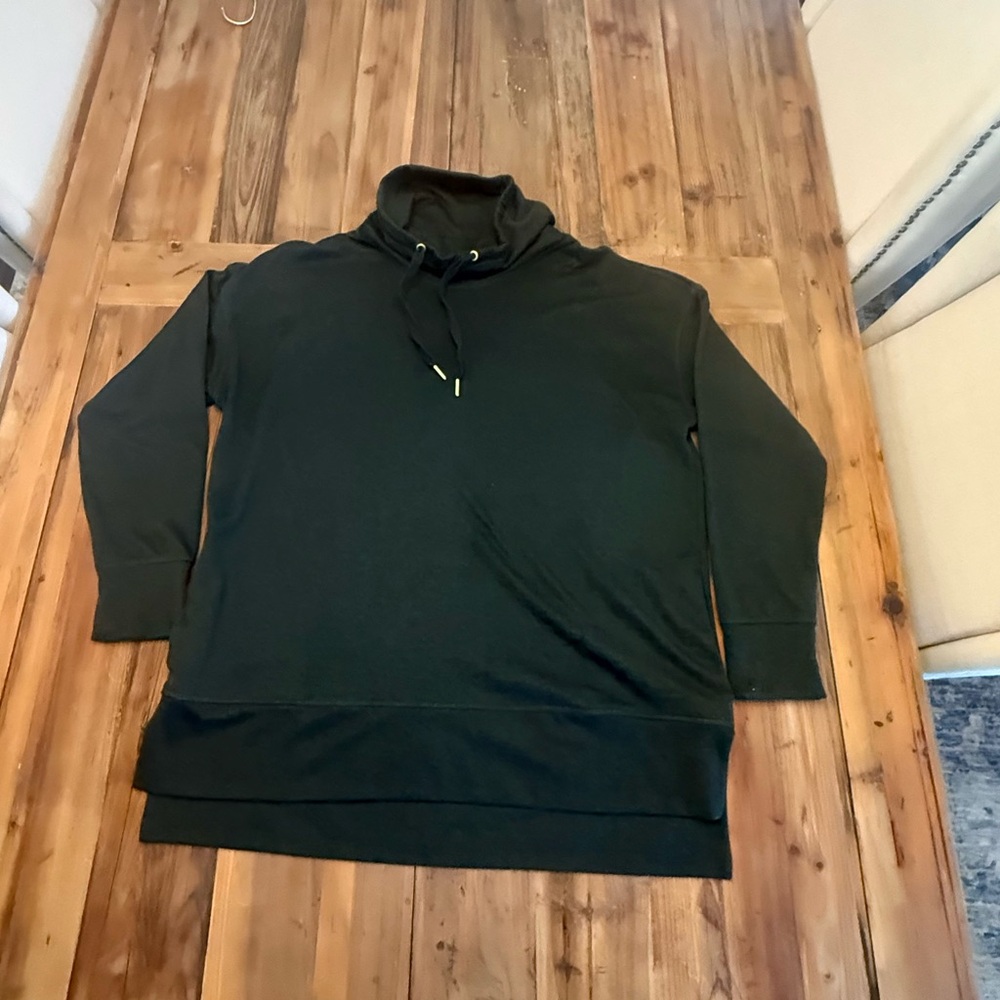 Women’s Dark Green Cowl Neck Sweater Size XL